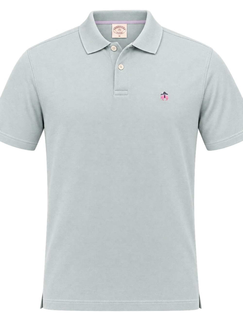 Brooks Brothers 1818 Slim Fit Polo Shirt Mens XXL Light Blue Cotton